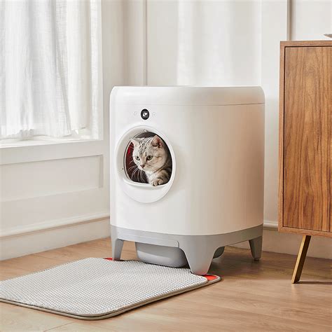 cat electric litter box|self emptying cat litter box.